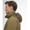 Beech Barbour Mens Sander Waterproof Jacket SS26 Hood