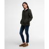 Barbour Womens Summer Sapper Wax Jacket On Model