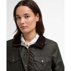Barbour Womens Summer Sapper Wax Jacket Collar