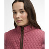 Wild Berry Barbour Womens Basswood Gilet collar