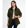 Olive Barbour Womens Croton Casual Jacket front