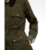 Olive Barbour Womens Croton Casual Jacket pockets