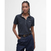 Navy Barbour Womens Portsdown Top Front