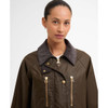 Beech/Dress Barbour Womens Argill Wax Jacket close