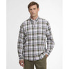 Olive Barbour Mens Hunwick Regular Shirt front