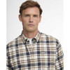 Navy Barbour Mens Hunwick Regular Shirt close
