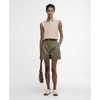 Dusky Green Womens Fern Shorts model