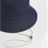 Barbour Womens Asker Denim Bucket Hat strap