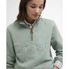 Blue Sage Cynthia Half Zip Sweatshirt close