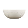 Le Creuset Stoneware Serving Bowl La Jardin Collection meringue