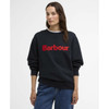 Navy Barbour Womens Hartland Crew Sweatshirt Front
