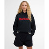Navy Barbour Womens Hartland Hoodie Front
