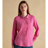Bright Pink Joules Womens Ida Relaxed Shirt Front