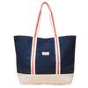 Navy Joules Womens Promenade Canvas Tote Bag