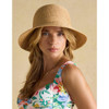 Joules Albany Straw Cloche Beach Hat On Model
