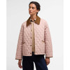 Gardenia/Dress/Beige Barbour Womens Icons Cropped Liddlesdale Quilted Jacket front