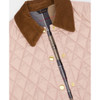 Gardenia/Dress/Beige Barbour Womens Icons Cropped Liddlesdale Quilted Jacket lining