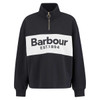 Dark Navy Barbour Womens Zaria Half Zip Sweatshirt