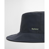 Dusk Grey Barbour Womens Thorpe Showerproof Bucket Hat logo