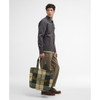 Ancient Tartan Barbour Telfield Tartan Tote on model