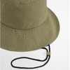 Bleached Olive Barbour Rowane Showerproof Bucket Hat cord