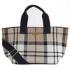 Rosewood Tartan Barbour Layla Tartan Mini Tote Bag flat