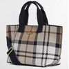 Rosewood Tartan Barbour Layla Tartan Mini Tote Bag angle