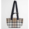 Rosewood Tartan Barbour Layla Tartan Mini Tote Bag strap
