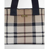 Rosewood Tartan Barbour Layla Tartan Mini Tote Bag logo