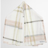 Silver Peony Check Barbour Gianna Head Scarf flat