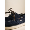 Navy Suede Barbour Rothley Boat Shoe laces