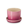 Le Creuset Stoneware Herb Planter with Tray Rose Quartz