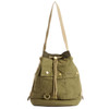 Dusky Green Barbour Mia Drawstring Tote Bag