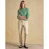 Sand Joules Womens Slim Fit Chino Trousers On Model