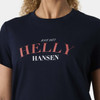 Navy Helly Hansen Womens Core T-Shirt 2.0 logo