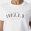 White Helly Hansen Womens Core T-Shirt 2.0 logo