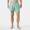 Dark Mint Offset Stripe AO Helly Hansen Mens Newport Trunks 4.5" FRONT