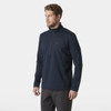 Navy Helly Hansen Mens Versalite Half Zip Fleece on model