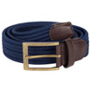 Navy Barbour Nevis Stretch Webbing Belt