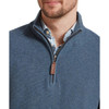 Dark Pigeon Blue Schoffel Mens Porthleven 1/4 Zip Jumper zip
