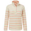 Pale Stone/Coral Peach Stripe Schoffel Womens Sandown Sweatshirt