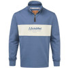 Vintage Indigo/Stone Schoffel Mens Trencrom 1/4 Zip Sweatshirt