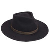 Black Barbour Mens Crushable Bushman Hat