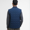 Dark Navy Barbour Mens Elmstone Quilted Gilet Back