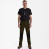 Fallen Leaf/Black Deerhunter Mens Strike Full Stretch Trousers ON MODEL