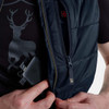 Dark Blue Deerhunter Mens Heat Padded Waistcoat pocket