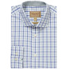 Mist Blue/Vintage Indigo Check Schoffel Mens Hebden Tailored Shirt