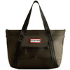 Dark Olive Hunter Nylon Midi Topclip Tote