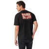 Black R.M. Williams Mens Branded T-Shirt back