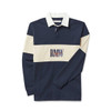 Navy Sand R.M. Williams Mens Heritage Rugby Top